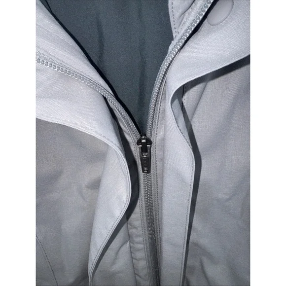 Patagonia Vosque Shell ONLY Jacket Grey Waterproof Hooded Zip Up Coat Size Small - Picture 5 of 8